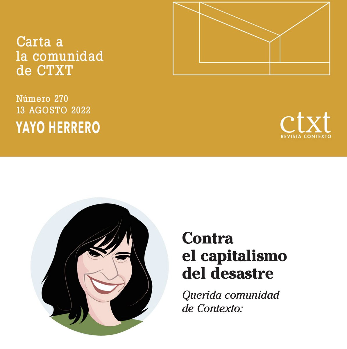 angelencinas's tweet photo. MUY, MUY, RECOMENDABLE LECTURA.
Y más después del interesante debate propiciado por el artículo de  @clementealvarezsobre el “colapsismo” con interesantísimas aportaciones de @amturiel, @E_Santiago_Muin, @luisglezreyes y otros. 
HORA DE REMANGARSE TODOS.
https://t.co/vkpggDB4R3 https://t.co/M5RNPRCz26