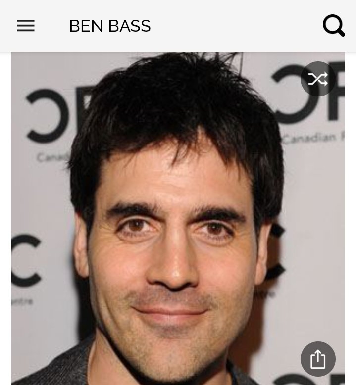 Happy birthday to this great actor.  Happy birthday to Ben Bass 