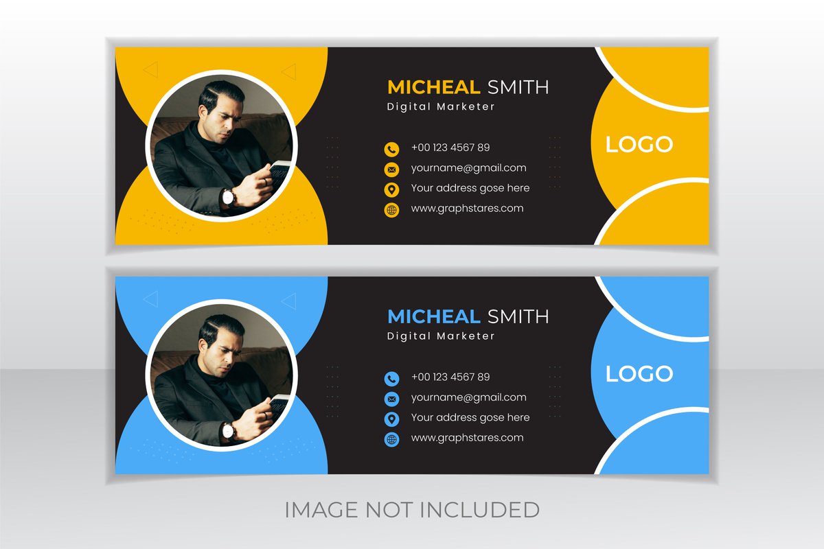 graphicsscene1's tweet photo. Corporate Email Signature Design Template
#email #signature,
#template,
#design,
#business,
#corporate,
#email_sign,
#BusinessProposal
#EmailMarketing
#presentationdesign ,
#CONTACTLIGHTCOLLECTION
#social_media_cover,
#facebook_cover,,
#socialmediabranding,
#email_banner https://t.co/CyzxIjvpoA