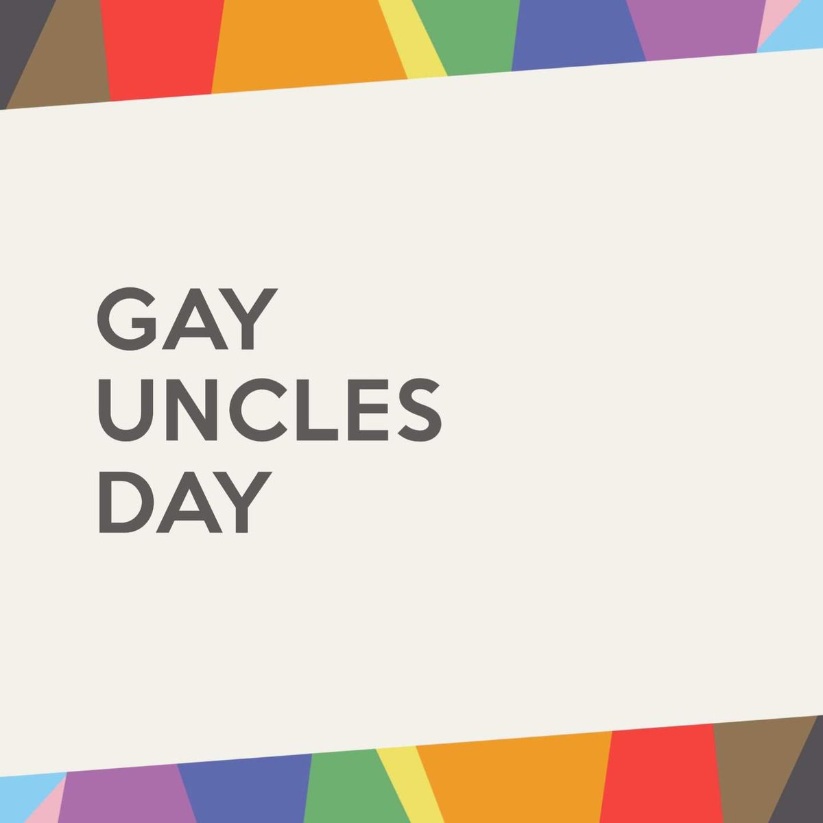 mkpridefestival's tweet photo. Gay uncles, sometimes known as Guncles, are celebrated today on Gay Uncles Day.
#GuncleDay #GayUncleDay #Guncles https://t.co/GxnYU6EVPl