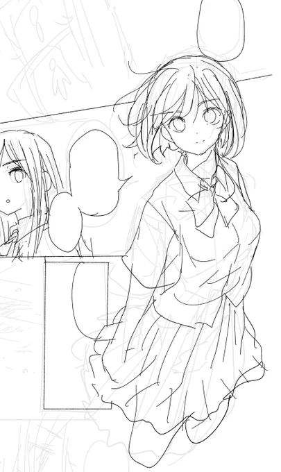 ネーム描いてる。 