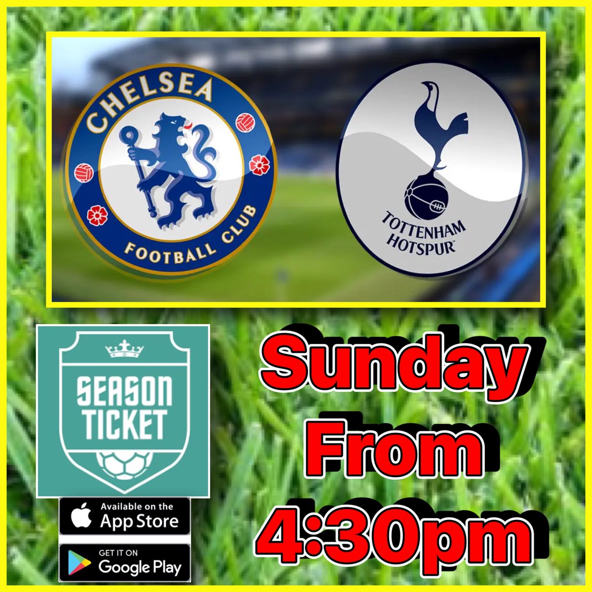 Another 2 premiership football games on today!
Nottingham forest take on West Ham from 2pm
Then the big game from 4:30pm! Will we see another defence crumble? will it be a boring draw? You never can Tell when Spurs visit Stamford Bridge!
Chelsea v Tottenham Live from 4:30pm https://t.co/UjEOwRUZVb