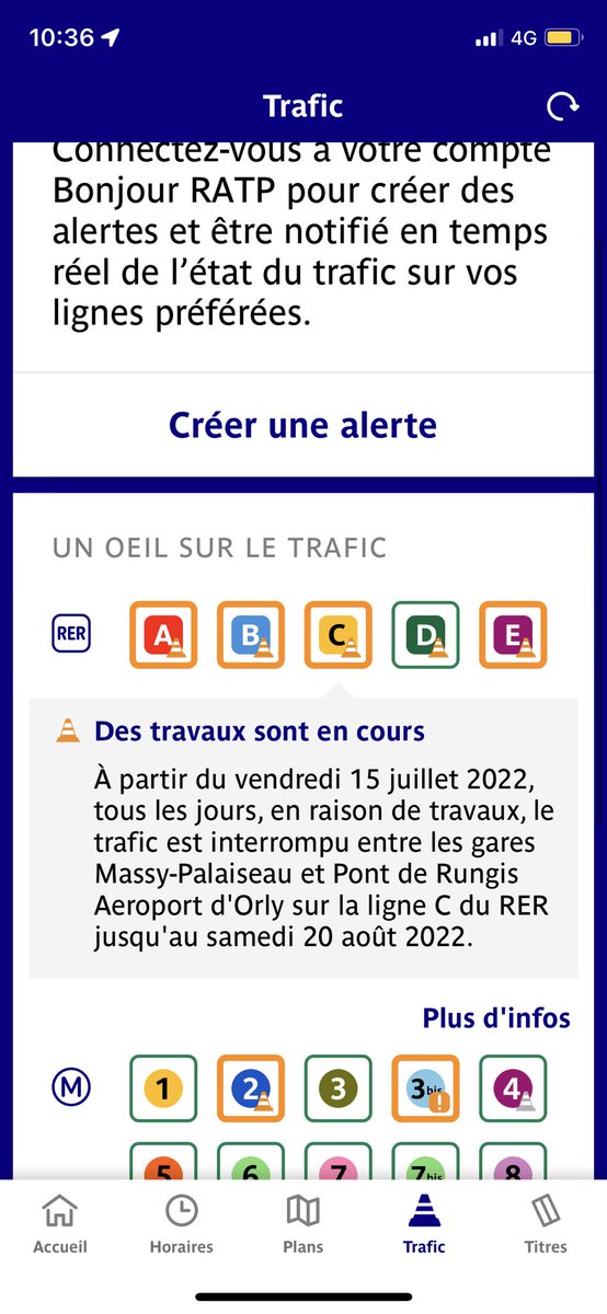 alyharkness's tweet photo. @RATPgroup @LigneC_RER @SNCF @IDFmobilites ça serai bien de mettre les infos sur vos applications pour la ligne C ! La il manque qu'elle s'arrête (terminus) à Orsay ! https://t.co/iaXkcuHkKC