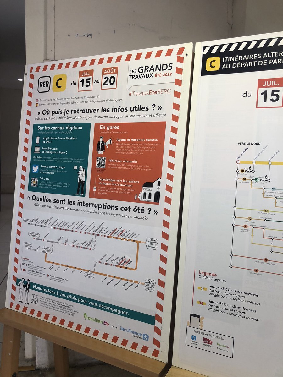 alyharkness's tweet photo. @RATPgroup @LigneC_RER @SNCF @IDFmobilites ça serai bien de mettre les infos sur vos applications pour la ligne C ! La il manque qu'elle s'arrête (terminus) à Orsay ! https://t.co/iaXkcuHkKC