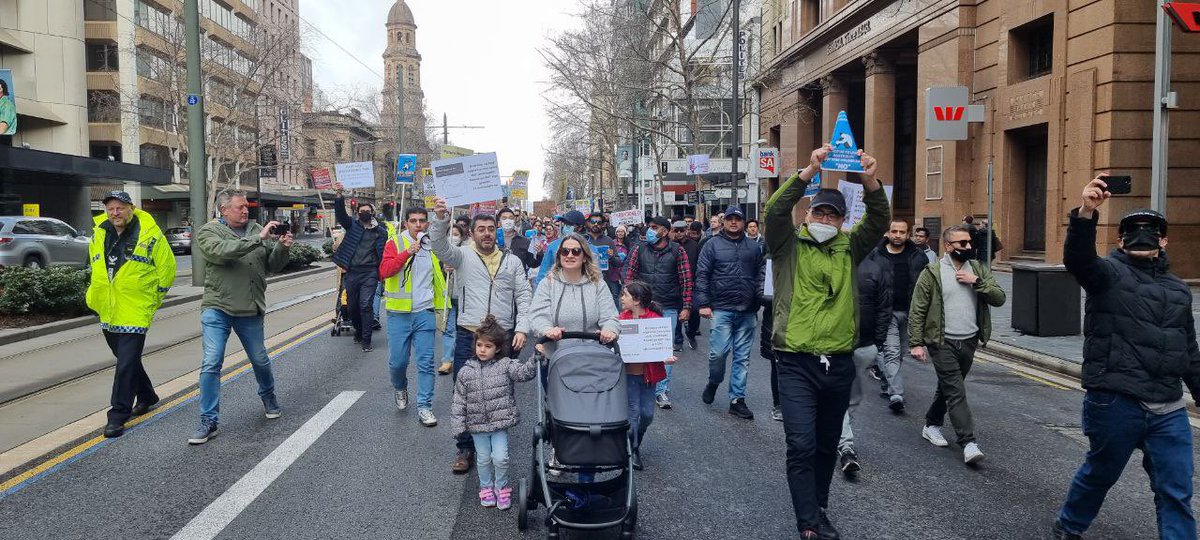 ramrevankar1's tweet photo. What do we want our PR. When do we want ASAP Happening right now #887applicantslivesmatter #887Visa @RizviAbul @abcnews @9NewsAUS @abc730 @andrewjgiles @887visa @ClareONeilMP @AlboMP #Adelaide #southaustralia #visitsouthaustralia https://t.co/8QfXNXdQ2Z