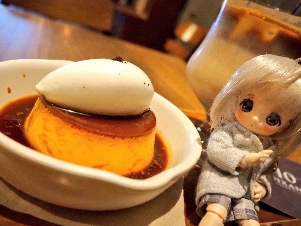 usagibaka's tweet photo. DIXIANSのスキレットプリンリベンジできた✨
かためで美味しかった🍮
#makoカスタム
#さにむウィッグ
#emptyegg https://t.co/67JLwfCUPS