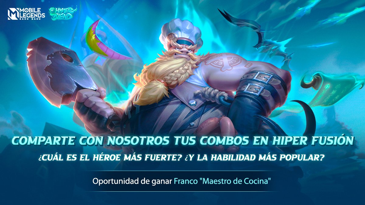 mlbblatam's tweet photo. 💫 ¿Has experimentado el nuevo modo Hiper Fusíon? ٩(ˊᗜˋ*)و
¿Has encontrado la mejor combinación de héroe + habilidad? 🤔
#MobileLegendsBangBang #MLBBLatam #MLBBNewMode #HyperBlend https://t.co/06ftWxG9I7