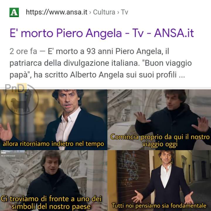 Chiuso201122's tweet photo. #PieroAngela #albertoangela https://t.co/8BsrzimeLf