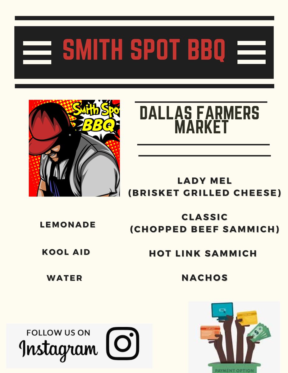 smithspotbbq's tweet image. 8/14 Menu