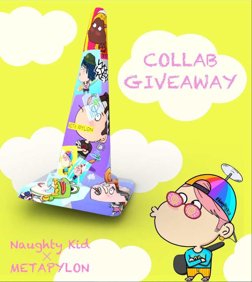 💫 MetaPylon × NaughtyKid_NFT

🏆 10 x MetaPylon WL
🏆 10 x NaughtyKid_NFT WL

✅To enter:
0️⃣Follow 
<a href="/MetaPylon/">META PYLON</a>

 &amp; 
<a href="/NaughtyKid_NFT/">Naughty Kid</a>

1️⃣RT + Like 
2⃣Tag 3 Friends! ❤️

#nft #NFTartist #NFTCommunitys #NFTGiveaways