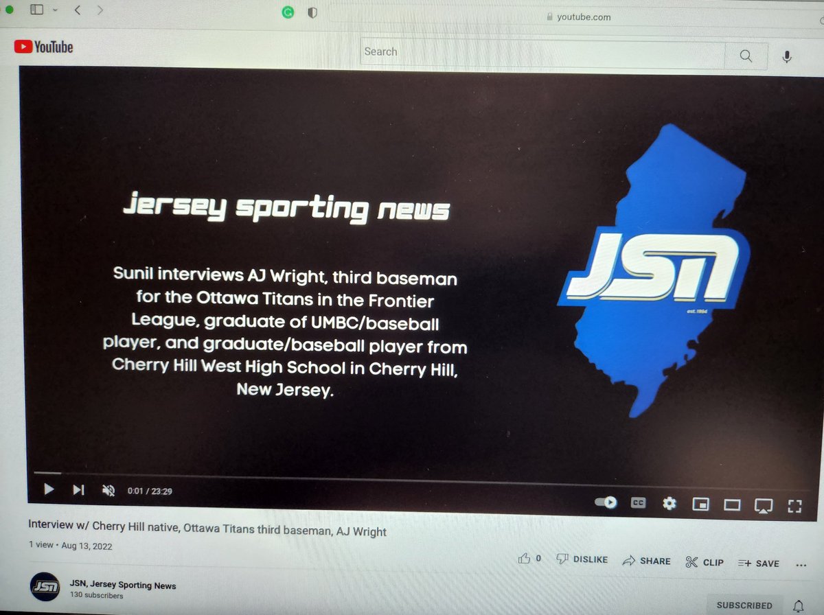SunilSportsNews's tweet photo. #JerseySportingNews @JSNSPORTINGNEWS with #AJWright @ajwright07 a third baseman #OttawaTitans @titans_ottawa #FrontierLeague @FLProBaseball a graduate/baseball player @UMBC @umbcbaseball &amp; #CherryHillWestHighSchool @cherryhillwest @CHW_Baseball ⚾ https://t.co/FSwtESETdD
