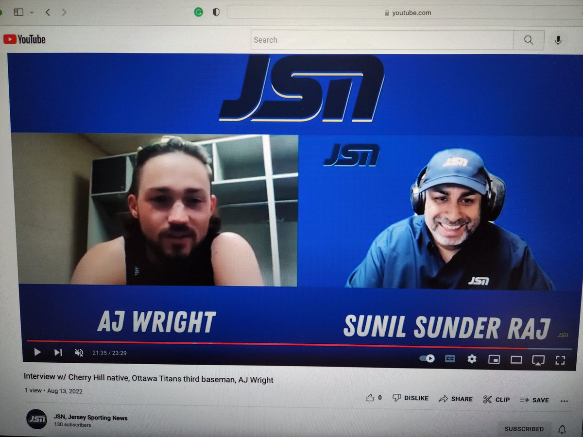 SunilSportsNews's tweet photo. #JerseySportingNews @JSNSPORTINGNEWS with #AJWright @ajwright07 a third baseman #OttawaTitans @titans_ottawa #FrontierLeague @FLProBaseball a graduate/baseball player @UMBC @umbcbaseball &amp; #CherryHillWestHighSchool @cherryhillwest @CHW_Baseball ⚾ https://t.co/FSwtESETdD