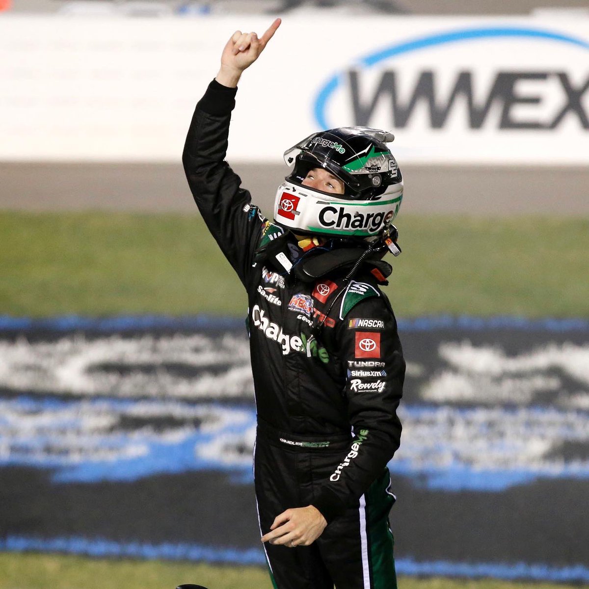 CSmith_Racing's tweet photo. This one was special. First race and win as a father. I couldn’t thank the 18 team and everyone involved enough that makes this all possible. God is so good. https://t.co/j8BjIrtuJL