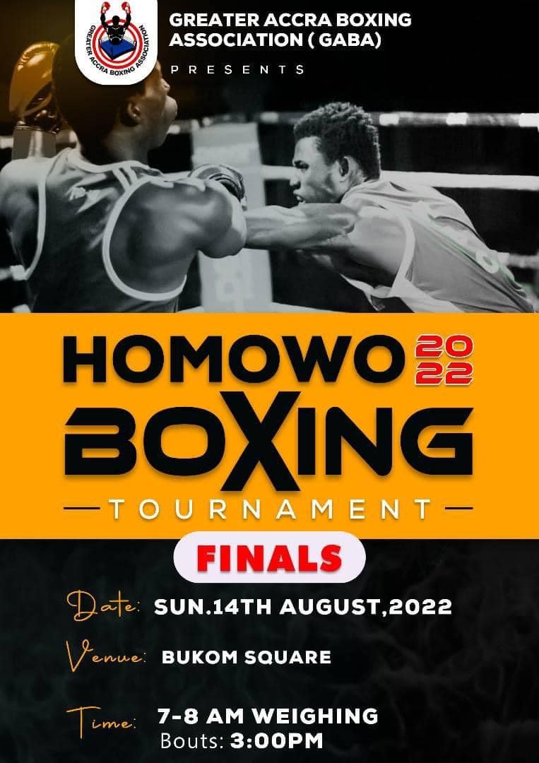 ultimatesportsh's tweet photo. Greater Accra Homowo Boxing Finals on Sunday https://t.co/rte89PNY0N
