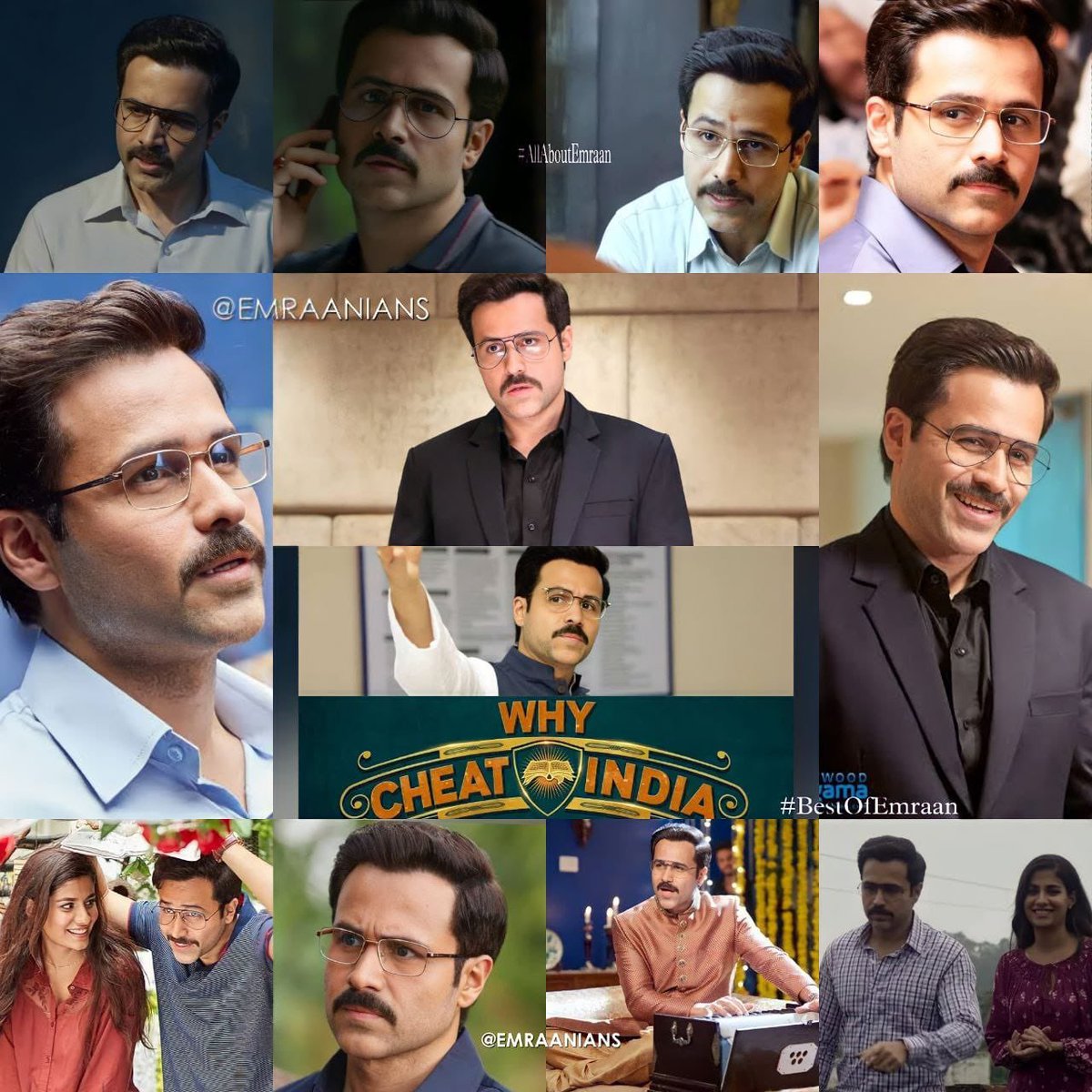 Emraanians's tweet photo. "My character Rakesh is a departure from the stuff I had been doing.From the face value he looks like nicest guy but with the most devious mind.He might have grey shades,he may be an antihero but in a different space”- @emraanhashmi  #WhyCheatIndia #AllAboutEmraan #BestOfEmraan https://t.co/WbV0R2UdDO