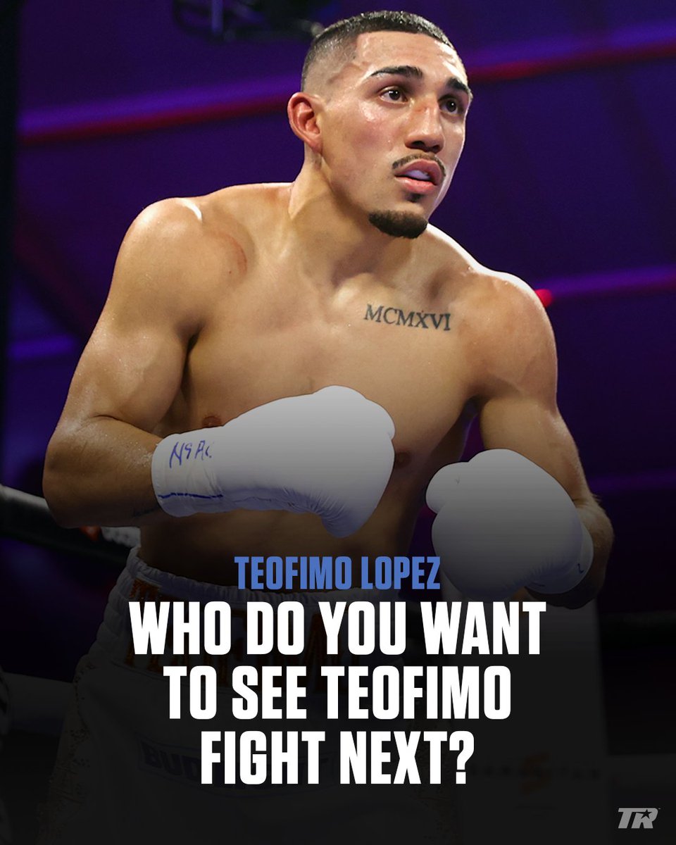 trboxing's tweet photo. What's next for @TeofimoLopez? 👀 https://t.co/3leiRY1Wh7
