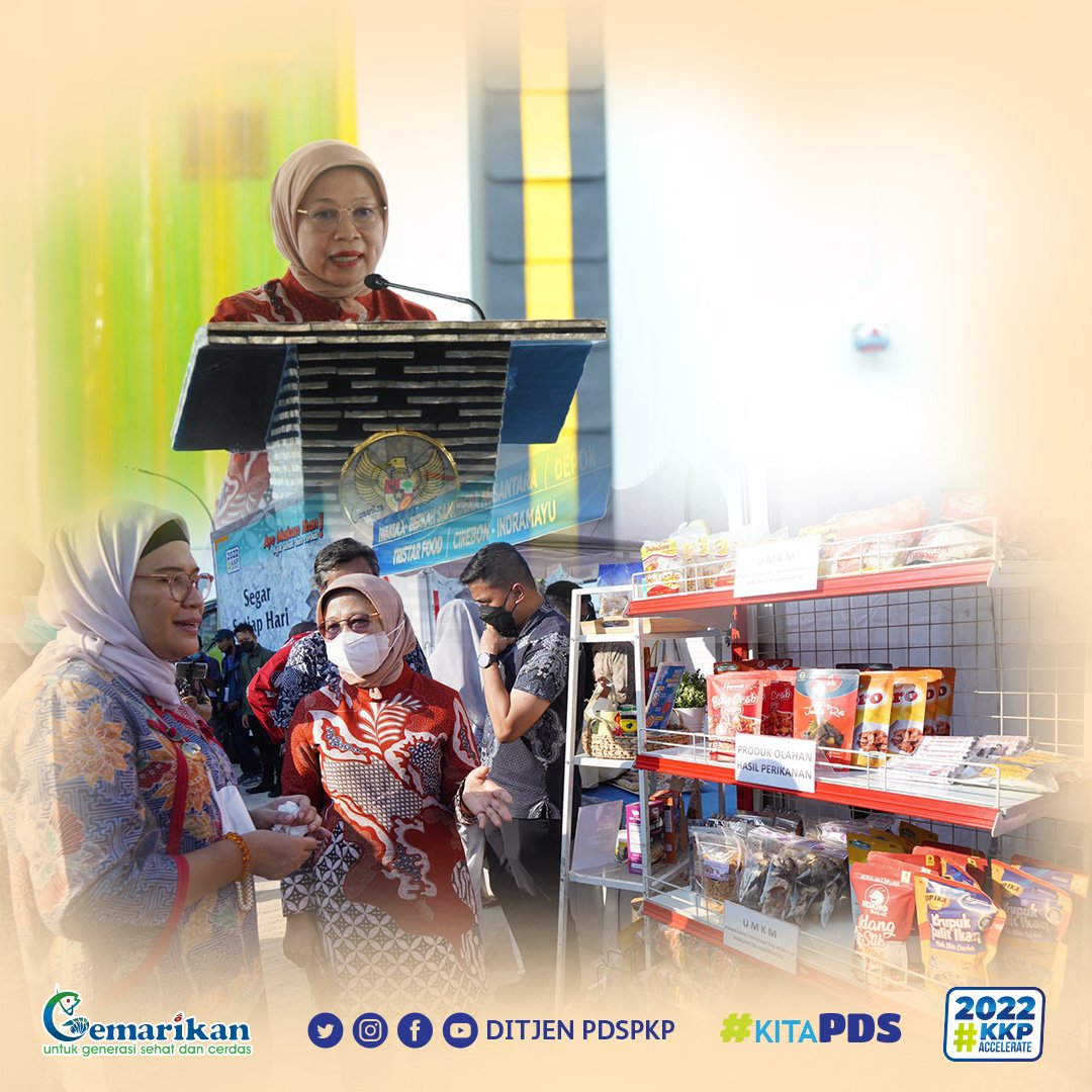 Hadir pada acara ini 👇🏻
👤 Dirjen Penguatan Daya Saing Produk Kelautan dan Perikanan, Artati Widiarti
👤 Anggota Komisi IV DPR RI Ono Surono
👤 Bupati Indramayu Nina Agustina
👤 Staf Khusus Menteri Koperasi UKM Riza Damanik
👤 Para pejabat eselon 1 lingkup KKP