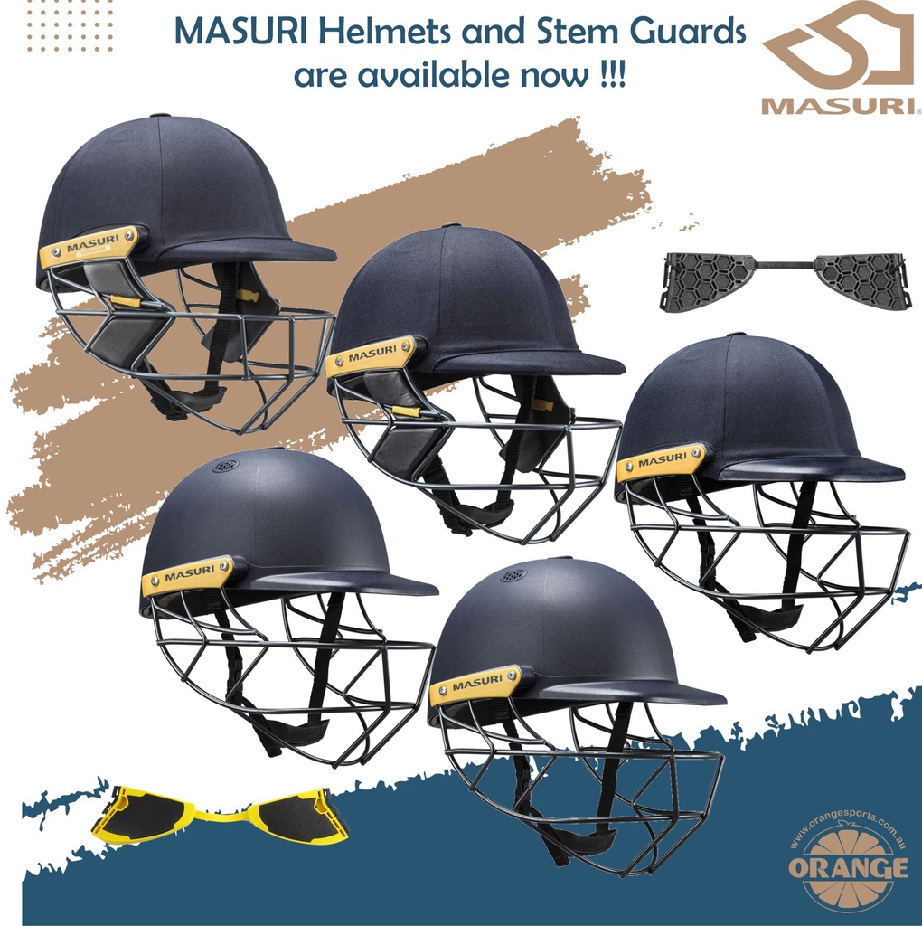 ORANGESPORTSAUS's tweet photo. Now Stocking Masuri Helmets. Navy is ready stock, Other colours on order. Shop Online at https://t.co/0n22wwuxG7⁠
or⁠
Walk to our store.
Orange Sports, deliver always
#Cricket  #summercricket #cricketbats #cricketballs #strongersaferprotection https://t.co/wTe4tTYEuE