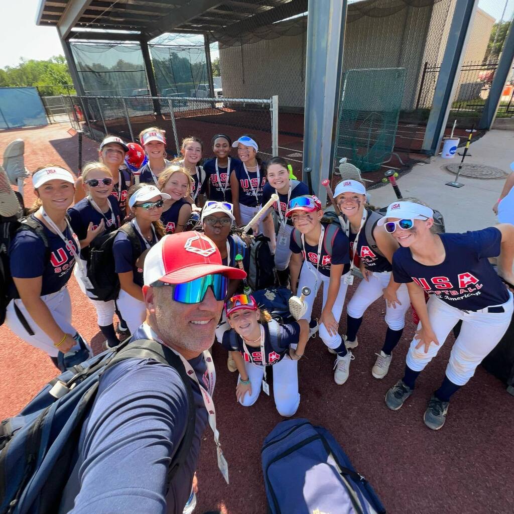 Long day with my Region 4 Stripes @usasoftball All American Games! Tied our exhibition game on the stadium field; dropped our 1st pool play game to a solid CA team 6-4; won our 2nd pool play game 6-0. Bracket play starts at 9:45 tomorrow! Let’s Go!! instagr.am/p/ChOhAzJsndW/