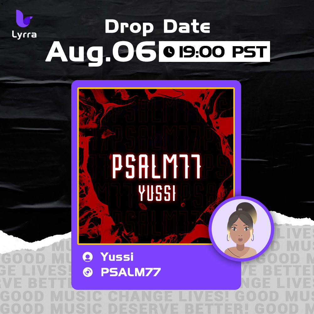ArtistsLyrra's tweet photo. Yussi's music NFT is LIVE!!! 🥰🥳😄🎼 Let yourself off the hook and soak up the unique music in web3. 💎Discover &amp; collect at https://t.co/HtZWRzM2lG 🪐#LyrraArtists #LyrraConstellation #Metaverse #Web3 #Polygon #Music https://t.co/CEkpPqWuOy