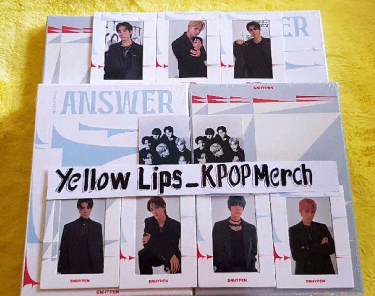 YellowLips_KPOP's tweet photo. WTS/LFB

[SEALED/ONHAND] ENΗYΡΕΝ 1st Studio Repackage Album [DIMENSION : ANSWER] with WEVERSE POB at ₱999 only.
1st Press with complete inclusion
Can choose POB Member
(POB members are all available at the moment)
COD is possible tru my Shopee account..

https://t.co/uvBpK0RfAd https://t.co/jFdVtk14R3
