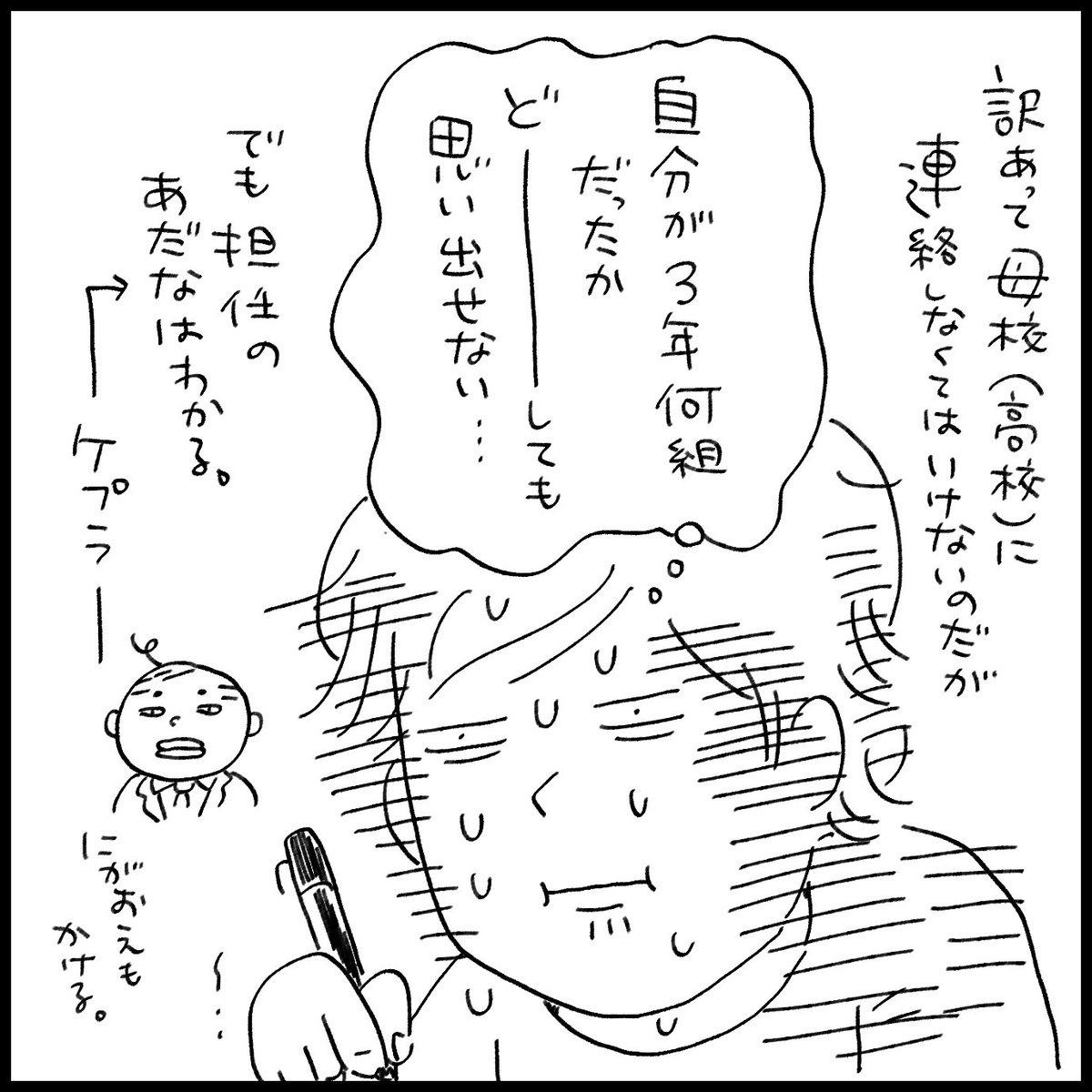 しっかりものの同級生に連絡します。 