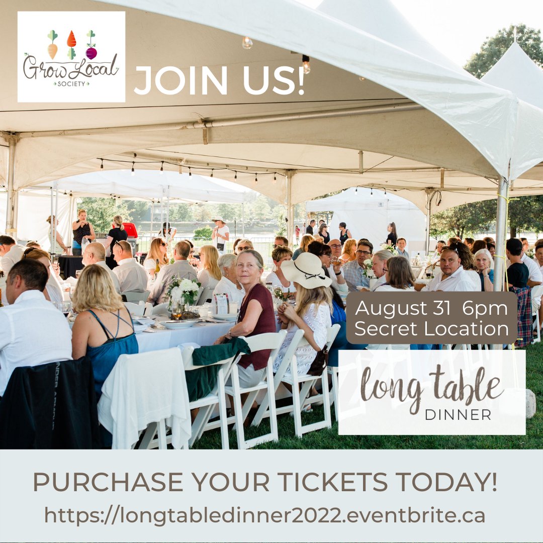 🤍There’s still time to purchase tickets for the Long Table Dinner Event happening this August 31st 6pm at a Secret Location. Buy your tickets today! longtabledinner2022.eventbrite.ca