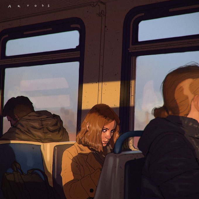 「seat sitting」 illustration images(Latest)