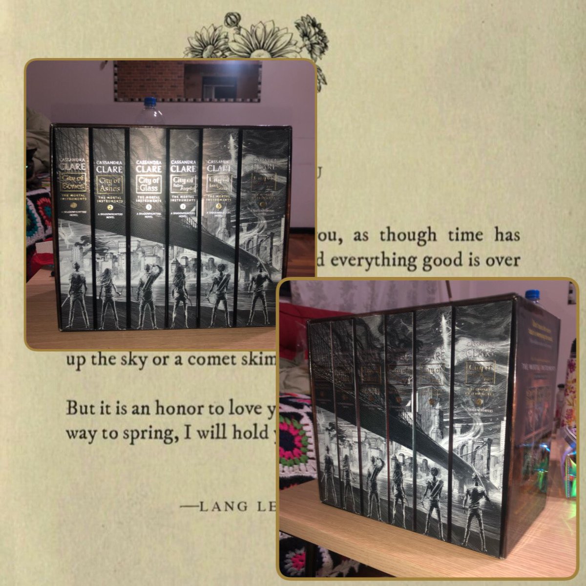 lounfrendly's tweet photo. VENDO COLECCIÓN COMPLETA THE MORTAL INSTRUMENTS
PRECIO : 14k
ENTREGAS: BARRIO CHINO, PARQUE CENTENARIO
.
.
.
.
.
.
.
.
.
.
.
#libros #librosusados #ventalibros #wtsarg #arg https://t.co/GGvvlVl5o6
