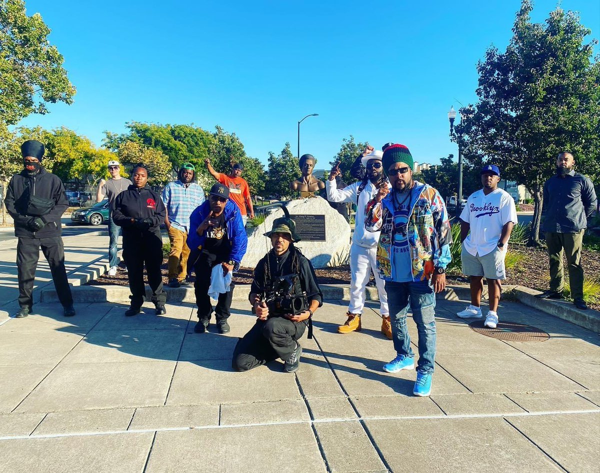 RasCeylon's tweet photo. #RebelontheRoof video shoot is a WRAP!!! Big๐#ProdigalSunn #SunzofMan #WuTang #RasCeylon #BPPC #CommunityReadyCorps #TheStacksRecordShop #NewHallofFame #DefStar #ChaliceRow #Oakland long live #MinHueyPNewton #BlackAugust 8/13/22โ๐พ๐ซก๐๐พ๐๐ฅ๐ค๐ฅ๐๐ https://t.co/sdeH7mbAoE