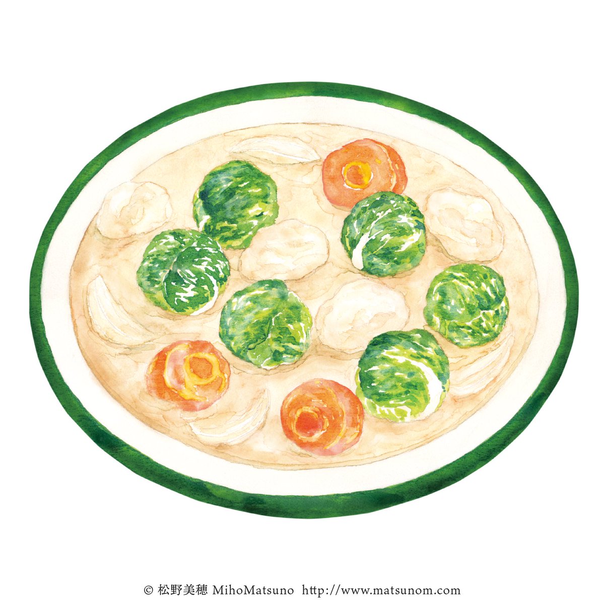 「」|松野美穂💮6/15-6/25展示のイラスト