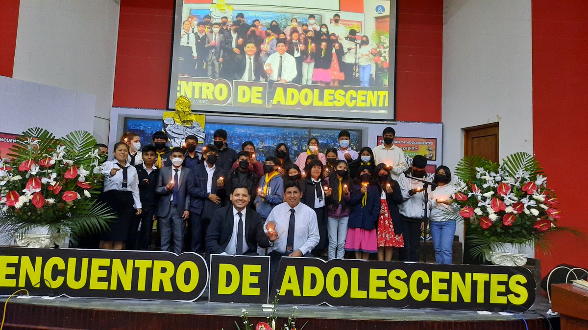 CarValenzuelaP's tweet photo. Un privilegio trabajar con #LasNuevasGeneraciones en el #EncuentroDeAdolescentes #CodigosAlDescubierto, gracias a cada maestra, líder, director de Club por su apoyo, y compromiso. Pr. Max Choque Ortega por comprometer a los chicos a seguir en los caminos de Dios. https://t.co/poOcfPCvmM