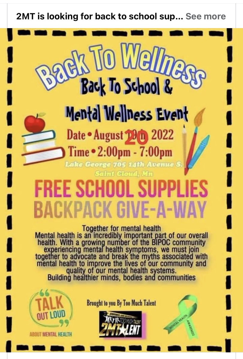 unit4054's tweet image. Central Minnesota Please Join Us In Embracing Back to School Events  &amp;amp; Community Happening Centerd Around All Our Children Going Back to School A former District 742 St. Cloud School Broad member “Stated These Are All  Our Children, We Either Pay Now Or  We Will Pay Later”.