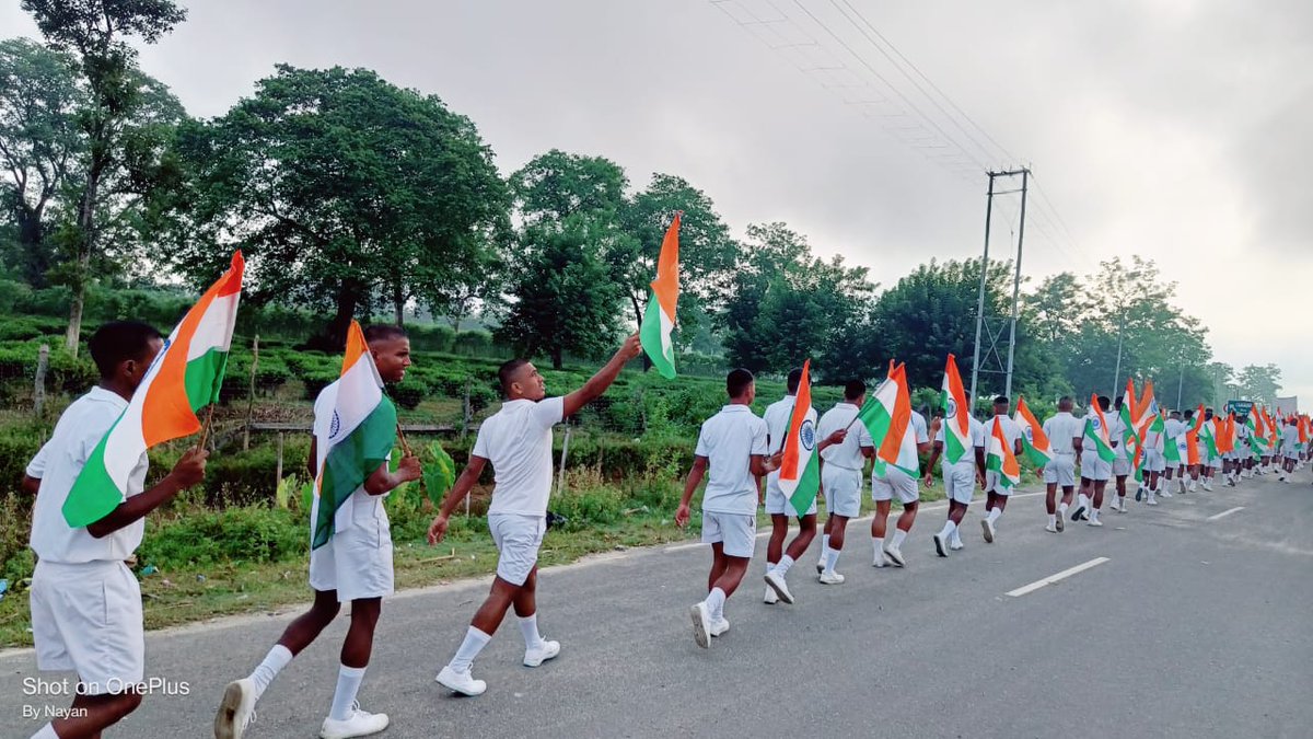 BikramBam13's tweet photo. #SabkaHathMainTranga 11th APBN Dergaon, Assam. 

#AzadiKaAmritMahotsav
#HarGharTiranga
#HarGharTirangaAssam
@PMOIndia
@HMOIndia
@MinOfCultureGoI
@CMOfficeAssam
@himantabiswa
@DGPAssamPolice
@assampolice
@commandant11th1 https://t.co/eG9fCpTdH9