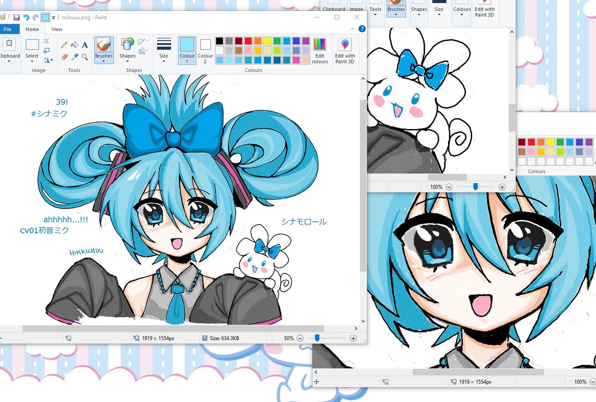 _hikkichuu's tweet image. miku!!!!! #シナミク