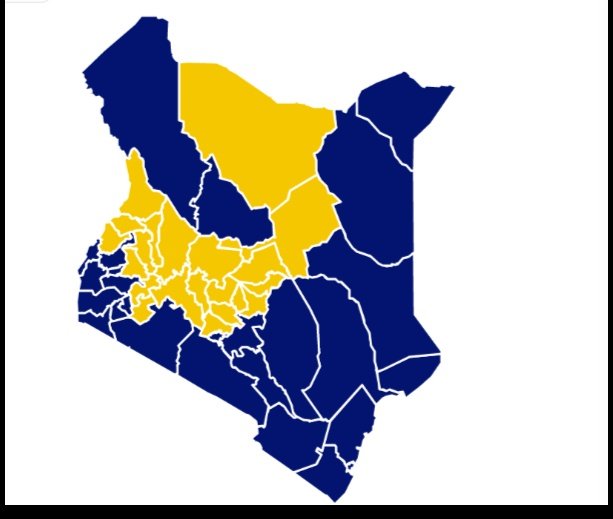 Gmo_Mugo's tweet photo. @Wakabando Kenya population density map vs Ruto_Raila votes... https://t.co/CSAWDlRNcW
