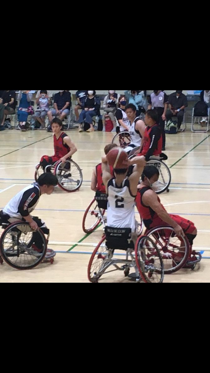 bonotou2's tweet photo. 念願の車いすバスケ🏀観戦！！スピードのあるパス回しをみて、選手たちの視野の広さをあらためて実感。すごい！ https://t.co/aeUGgOsm5G
