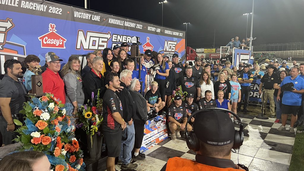 Carquest's tweet photo. Good night from Knoxville! #ForDanny #11TimeWinner https://t.co/cpkXtZHeAv