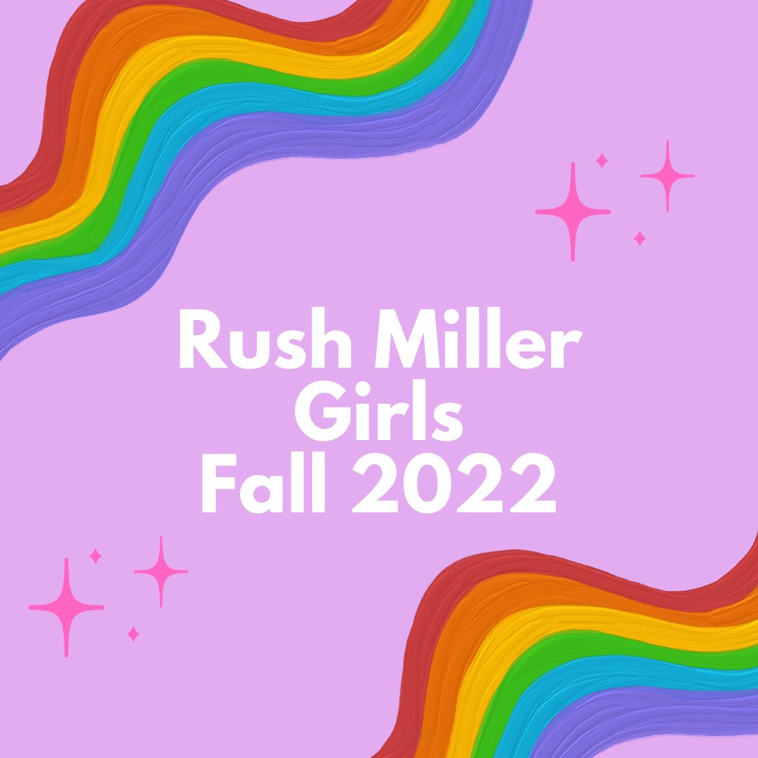 Rush Miller Girls this fall! DM us with any questions! #ttu #texastech