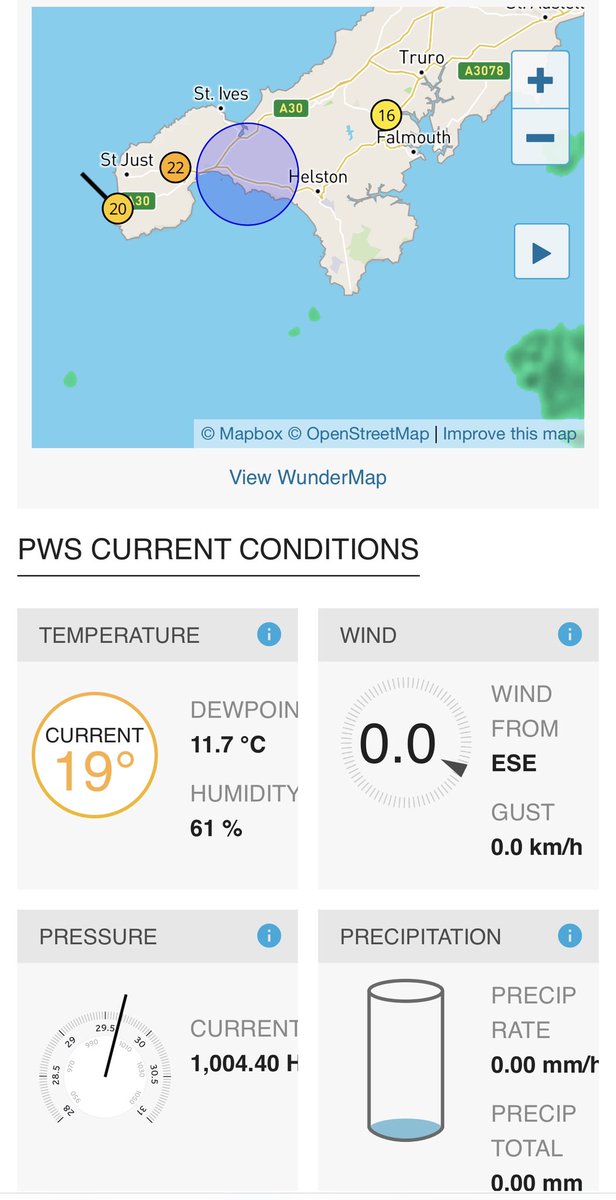 Kernow_Life's tweet photo. #current #weather conditions &amp; history from midnight 00.01hrs #sunday #Perran #Downs #Cornwall #Kernow @MetMattTaylor @metofficeUK @weatherbraine @BBCWthrWatchers https://t.co/HDsjWvTdg6