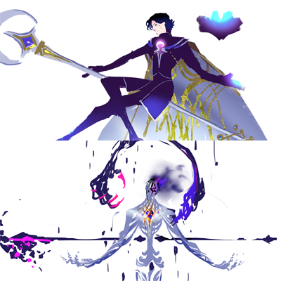 별수호자제빅 번갯불에 콩볶아먹은 디자인.. 별로 수정 안하고 이대로 그릴듯.. 밑은 각성폼/타락폼 그런건데 유치해보일 수도 있지만 원래 그런게 바로 마법소녀소년의 로망이잔아요?