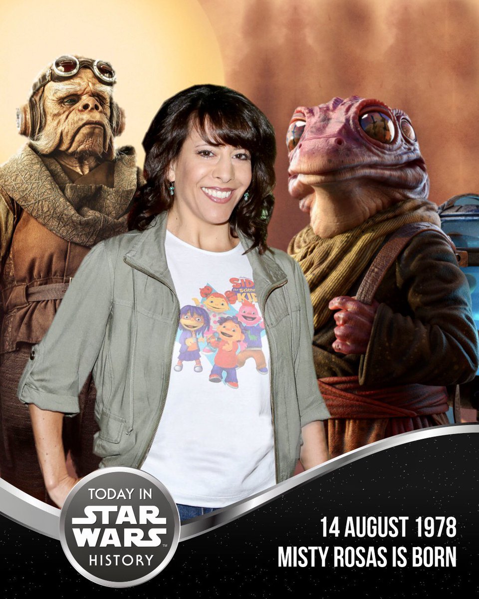 TodayinStarWars's tweet photo. 14 August 1978 #TodayinStarWarsHistory Happy birthday to Misty Rosas!  #Kuiil #FrogLady #MotionCaptured #MistyRosas https://t.co/uIgu3scXyQ