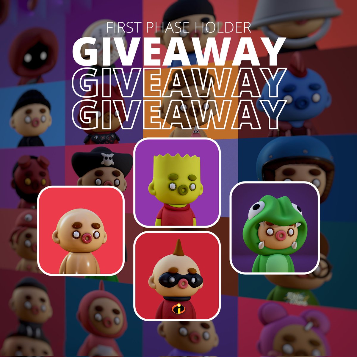 ZzyXckz's tweet photo. 📢 4x First Phase Holder Giveaway
@Robb_VN 
@sixtytwometa 
@sengrealthang 
@TThisischicken 
@TommyTheNFT 
@Unicorn_ID_NFT 
@gonkaeru 
@THEGUNZNFT 
@ahchoen 
@naoyukiproject 
@MASS_617 
@CapsNFTs 
@ken_candyken 
@GoodHank420 
@csazdk_ 
.
Lets goo! Gaskeun! https://t.co/YUUJjC9ZzN