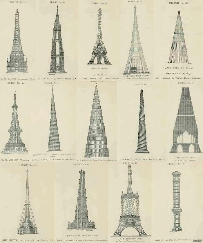 Anandfilotimo's tweet photo. Rejected design of Eiffel Tower 
#design #architecture #Engineering  #development #technology #History  #Tourism #Wonder https://t.co/cIed89rOR1
