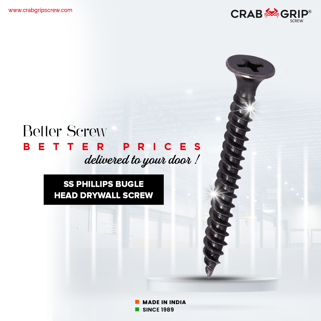 crabgripscrew's tweet photo. We always try to exceed our customer's expectations with reliable and quality screws.
For more details, call us on 99099 97000 or visit: https://t.co/R5ppdK8dgH
#crabgripscrew #screws #screw #screwmanufacturer #SelfTappingScrew #SSCSKSlotted #drywallscrew #india https://t.co/VJVNopPLAP