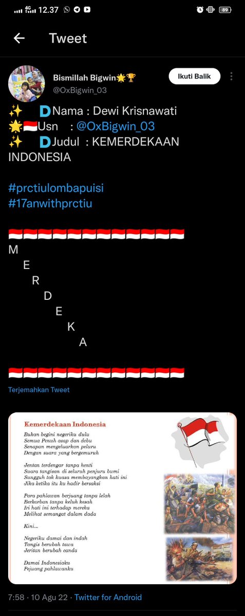 salshinex's tweet photo. mohon maaf kepada @OxBigwin_03 kami diskualifikasi karna menyalin dari google🙏🏻 https://t.co/i2aJRqrnP4