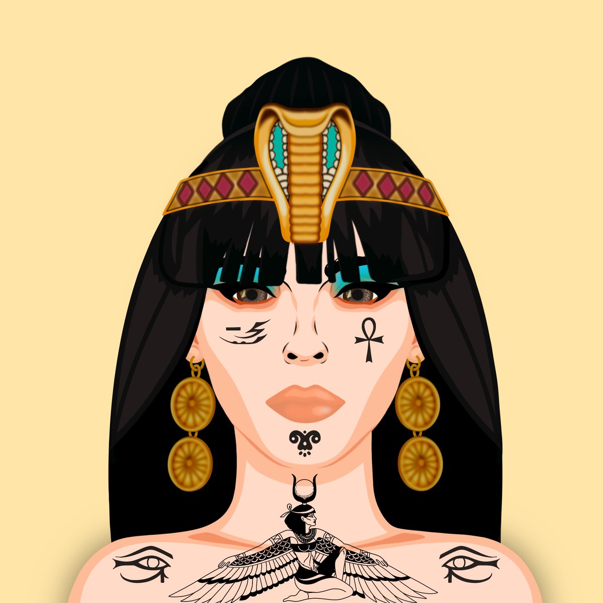 SeeksNFT's tweet photo. NEW FEMINKED 🚨🚨🚨
Name: Cleo
Collection: FemInked = Feminine & Inked
FemInked No: 0037
Editions: 1 of 1
Buy Now: 0.06ETH
Buy her here: https://t.co/jCra60XjBJ
#nftcommunity #nftdrop #nftart #feminked #openseanft #opensea https://t.co/1Ma6qiDhvy