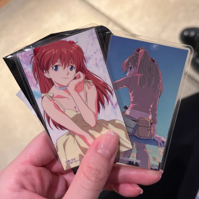 えっ、引き良い…(やっぱりアスカちゃん引く率が高い)(でも実はこれ+BOX買いもした笑) 