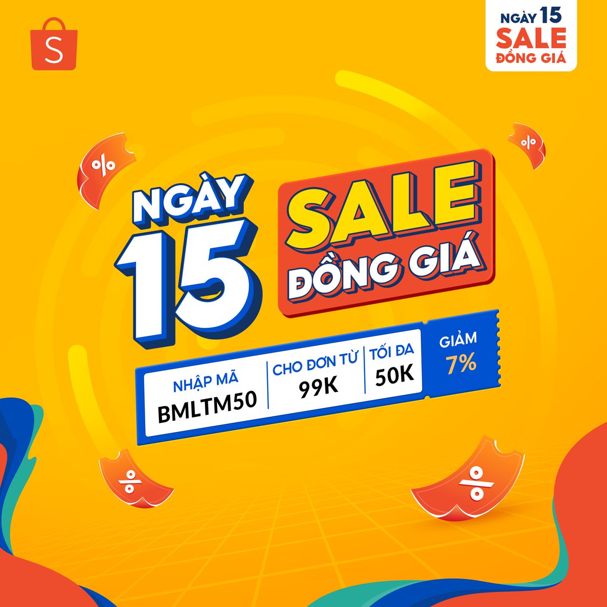 MaxairOfficial's tweet photo. Ngày 15 - Sale đồng giá
Hẹn cả nhà ngày 15 lên Shopee Mall - nhận quà sale đồng giá của MaxAir nhé
📌 Tặng mã giảm giá 5️⃣ 0️⃣ K
📌 Tặng mã Freeship Extra 7️⃣ 0️⃣ K 
👉  https://t.co/4k4Q9F4G4g
👉  https://t.co/og6yFY0727

#maylockhongkhi #banchaidien #maxair #shopeemall https://t.co/aXEKD5EVuq