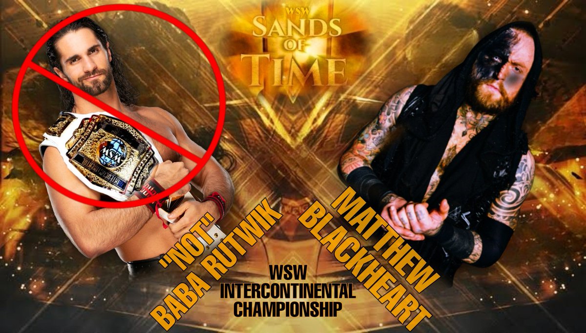 WSWFederation's tweet photo. It is about Darkness!!

It is about Divinity!!

It is about realising the Inner Demon!!

It is about The INTERCONTINENTAL CHAMPIONSHIP!!

@Rutwik2304 Vs @Samone71123321 !!

Tonight at #WSWSandsOfTime! https://t.co/15oodiYh0g